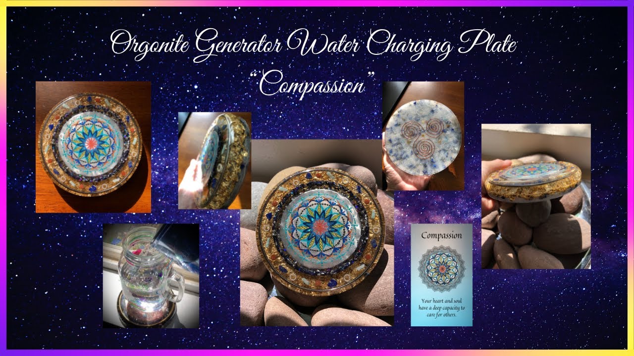 “Compassion “ Orgonite Generator Water Charging Plate