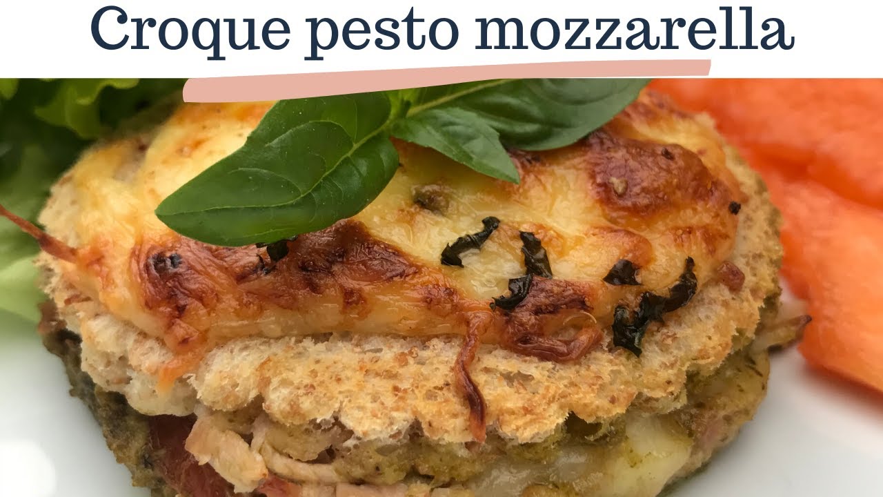 CROQUE PESTO MOZZARELLA : l'atelier culinaire Guy Demarle