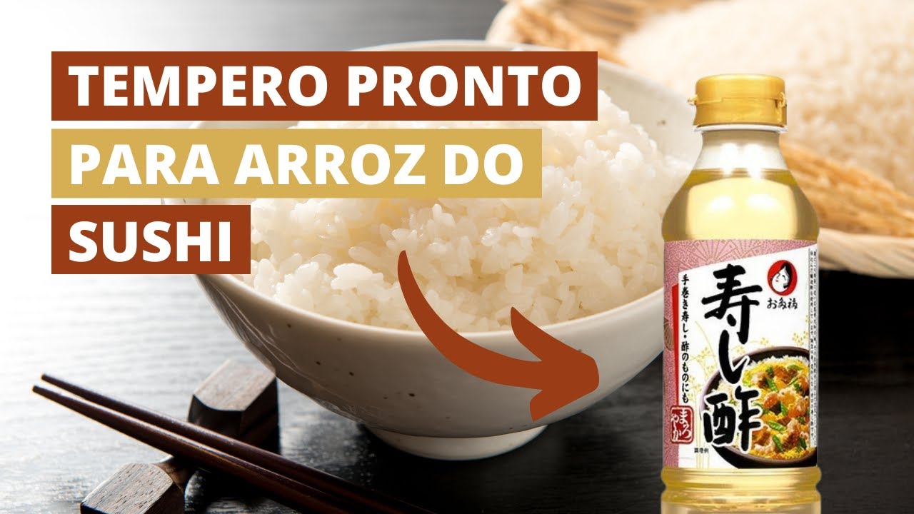 TEMPERO PRONTO PARA O ARROZ DO SUSHI
