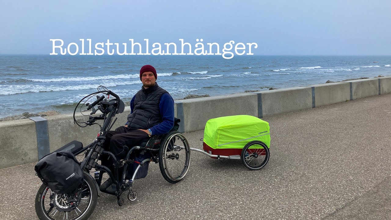 So macht ihr euer Handbike zum Lastenrad! Fahrradanhänger am Rollstuhl ohne den teuren Rollikub