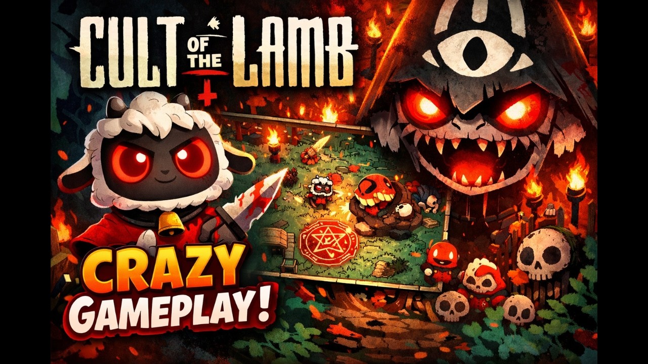 🔥🐑 CULT OF THE LAMB Gameplay DEUTSCH #01 – Vom OPFER zum KULT-ANFÜHRER?! 😱🔪 | Let’s Play