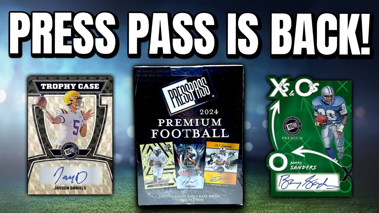 FIRST SET SINCE 2015!!! | 2024 Leaf Press Pass Premium Football Review