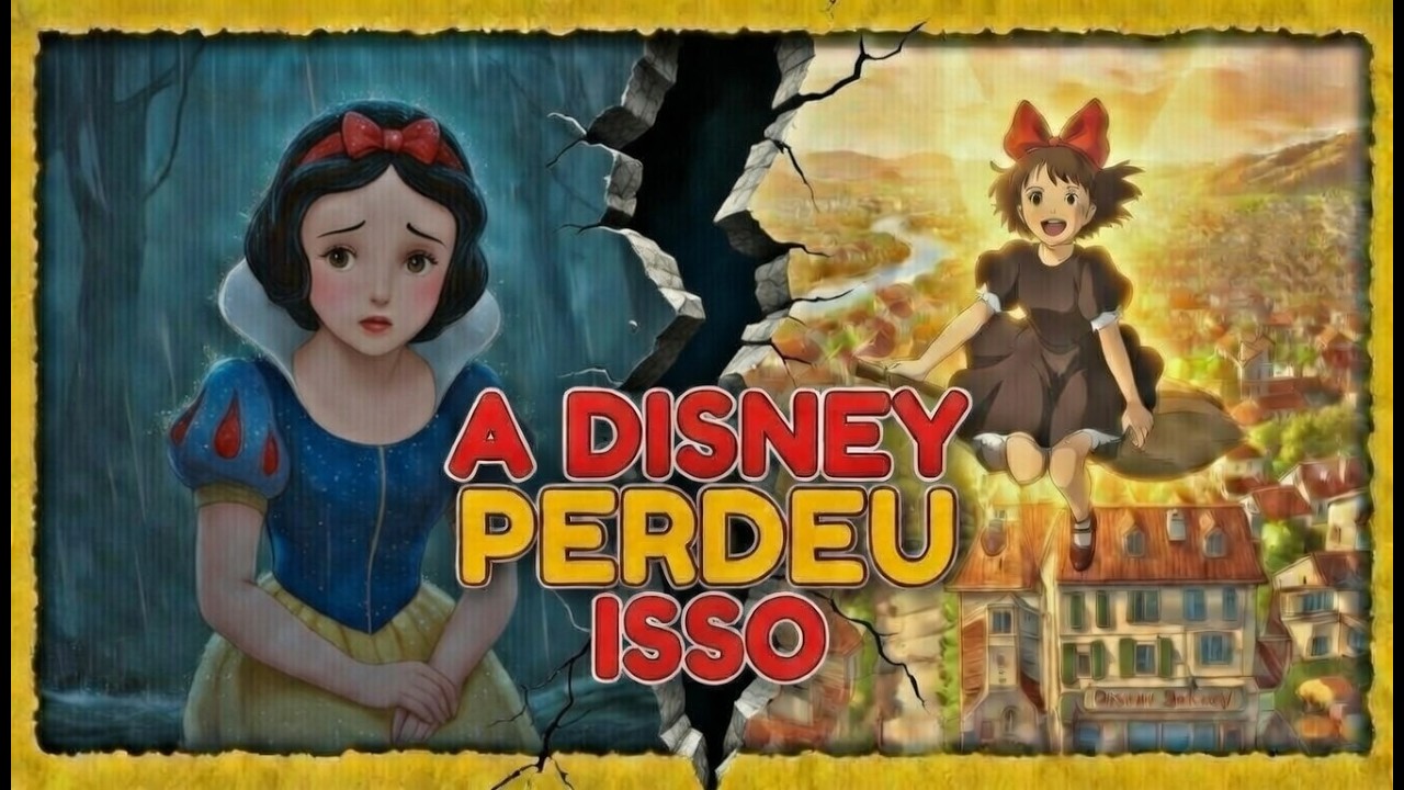O Que a Disney Desaprendeu… e o Ghibli Nunca Esqueceu