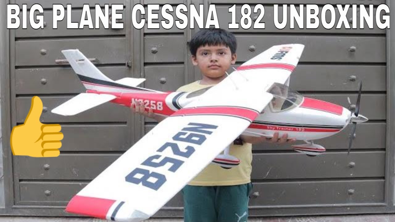 REMOTE CONTROL PLANE UNBOXING | UNBOXING BEST REMOTE CONTROL PLANE | CESSNA 182 RC PLANE UNBOXING