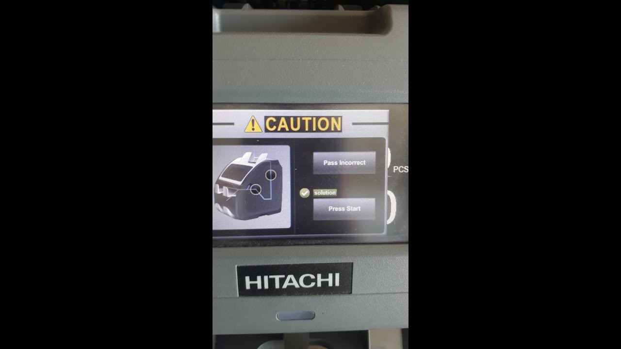 Hitachi IH-110 Banknot Sayma Makinesi Black List ve Stack Sensör Hatası Çözümü ( CNT Kalibrasyon)