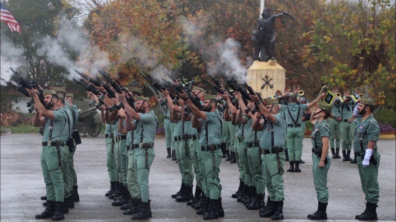 La Legión Ronda: Formación Día de la Inmaculada, Patrona del Arma de Infantería