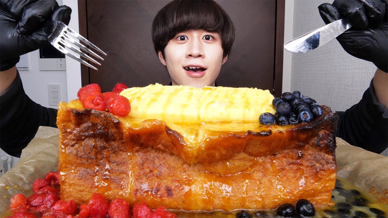 歯折れたからバター丸ごと1本巨大フレンチトーストを作って食べる