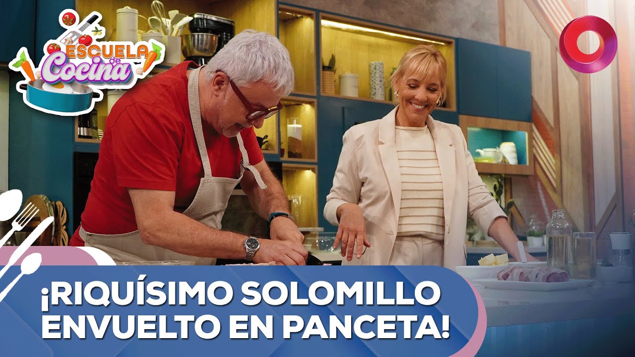 ¡Riquísimo solomillo envuelto en panceta! | #EscuelaDeCocina Completo - 29/10 - El Nueve