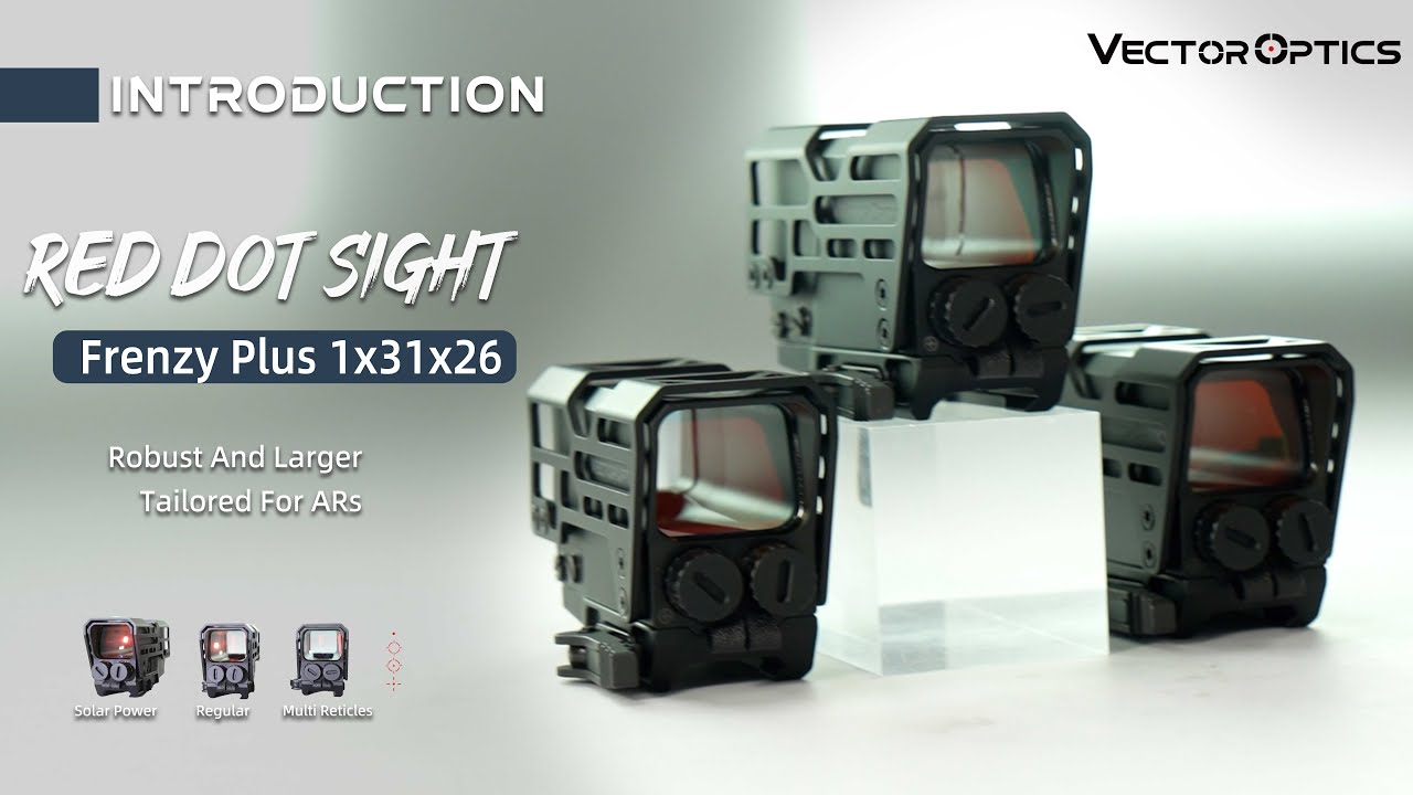 Vector Optics |  Big Window With Skeleton Armor Shroud --- Frenzy Plus 1x31x26 (SCRD-67 & M67& S67)