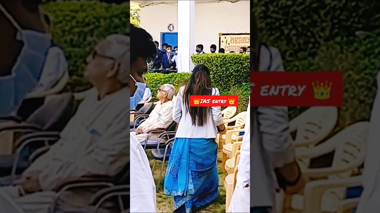 IAS officer srushti Jayant Deshmukh ma'am entry 🔥#iasentry💯#shorts