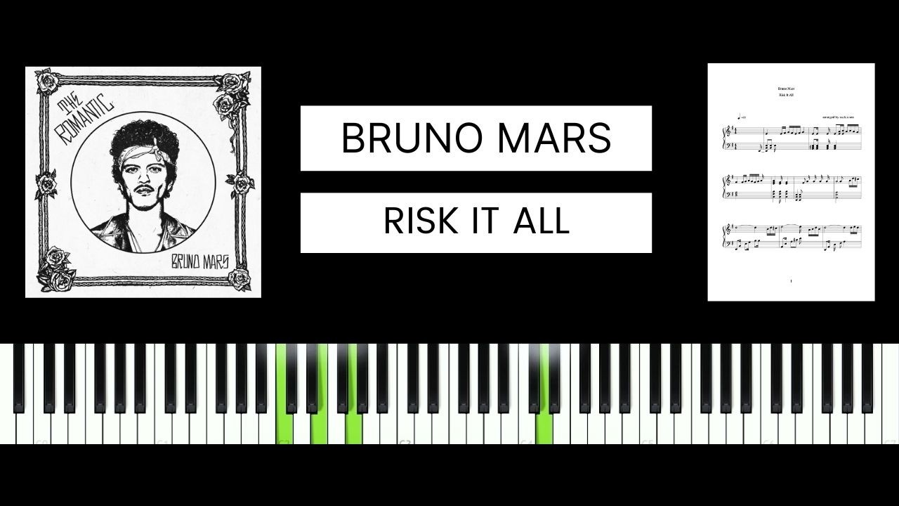 Bruno Mars - Risk It All (BEST PIANO TUTORIAL & COVER)