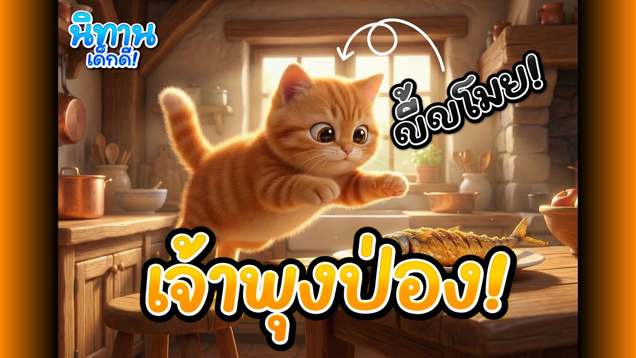 นิทานเด็กดี! ตอน เจ้าพุงป่อง ขี้ขโมย