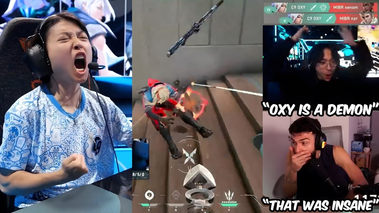 Tarik & TenZ Reacts To C9 OXY Insane ACE Against MIBR In VCT