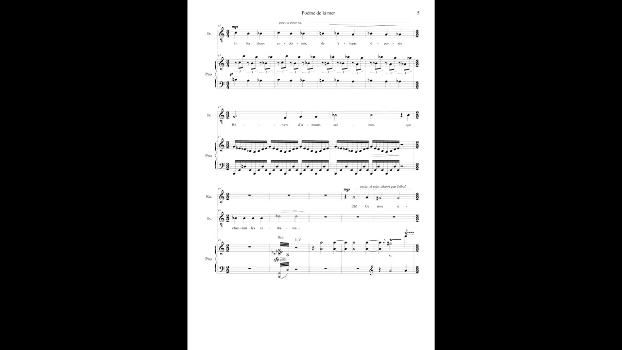 Les chants d'Ixibab - Poème de la mer - Choeur des déportés