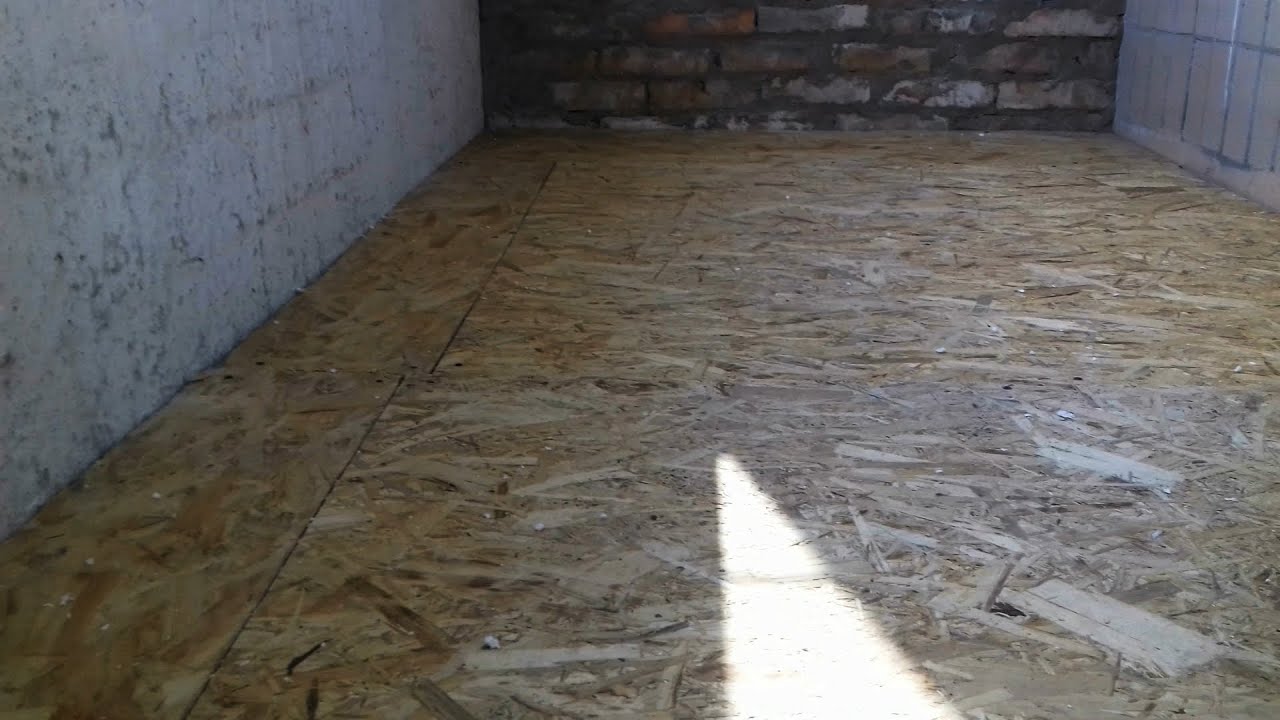 Пол из OSB