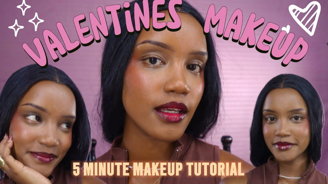 5-Minute Valentine’s Makeup 💘 | Easy & Beginner-Friendly 🦋