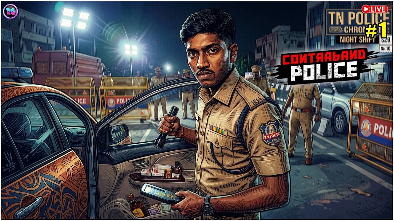 Contraband Police simulator in தமிழ் pt-3 [ Live🔴 ] | Road to 1k Subs🥰🙏| #retrexgamer