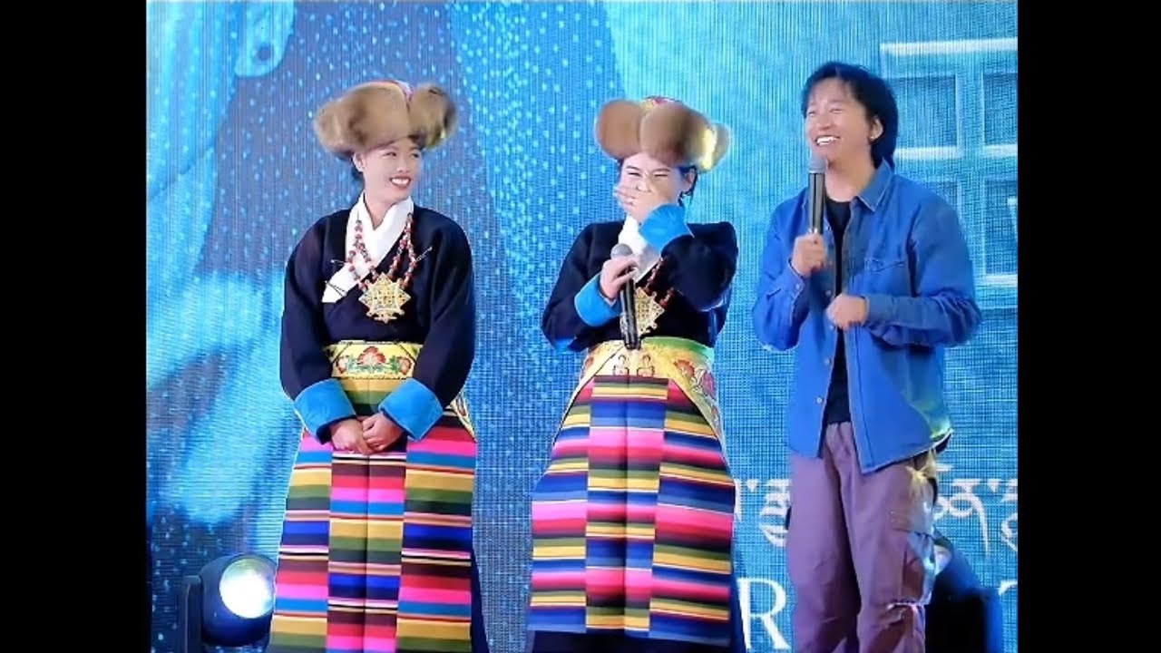 བོད་ནང་དགོད་བྲོ་བའི་ཐད་གཏོང་ funny live show in Tibet 🤩🤩🤩🤩