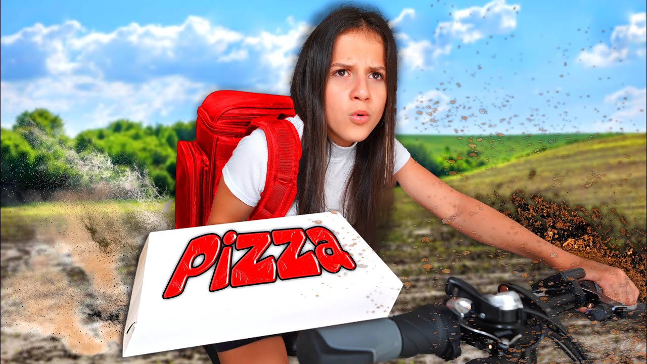 Egy Napig Pizza Futárok Voltunk🍕🚴(100 km távolság)