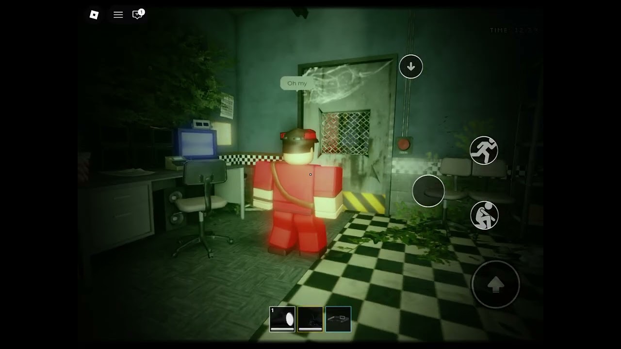 Playing a game called Eternal Nights in Roblox