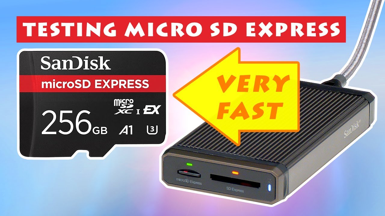 Testing MicroSD Express: Very Fast SD Storage