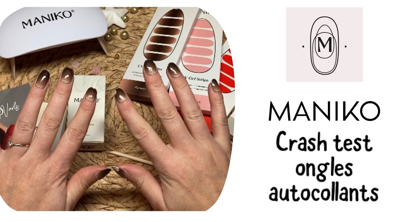 Crash test beauté des ongles avec la marque Maniko des ongles Gel autocollants 😱