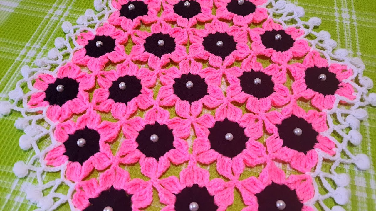 Thalposh , Crochet Thalposh , Woolen rumal  ,tikki Thalposh  @SantoshAllArt