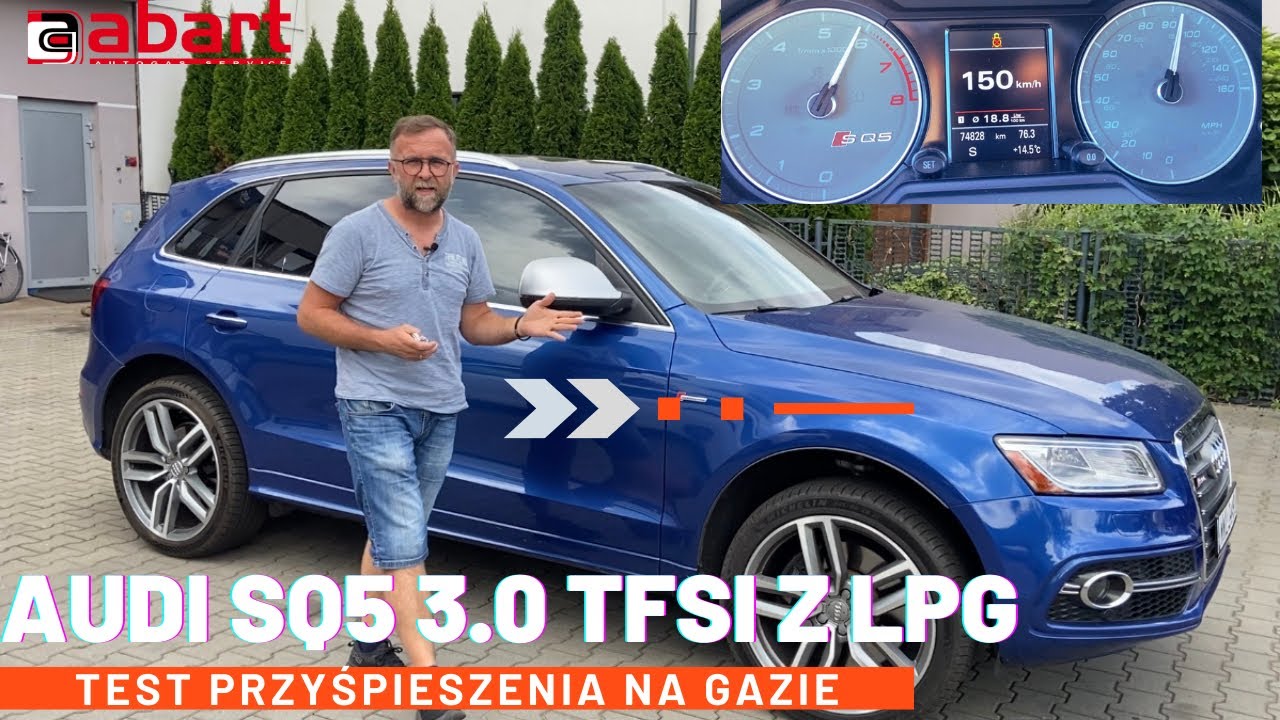 Audi SQ5 3.0 TFSi przyśpiesza na LPG jak torpeda po montażu instalacji gazowej@AbartAutoGazSerwis