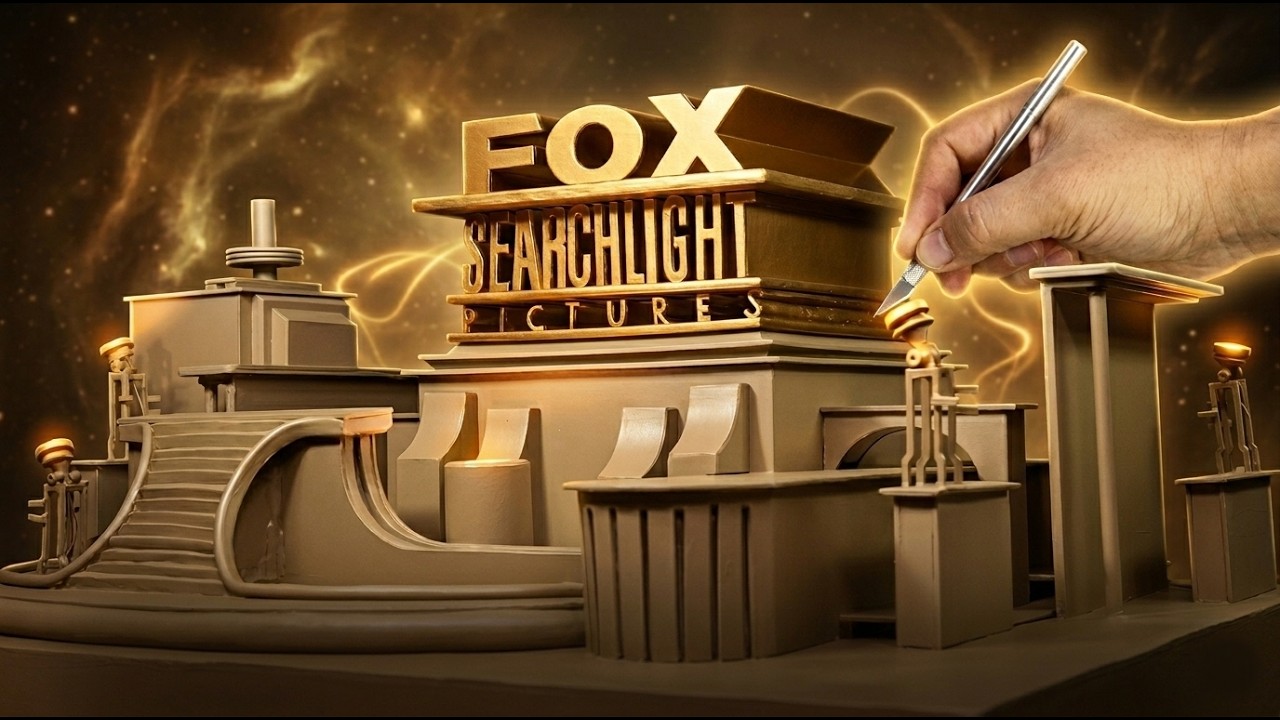 Fox Searchlight Pictures Logo Diorama [Searchlight Pictures] | 20th Century Fox | Timelapse