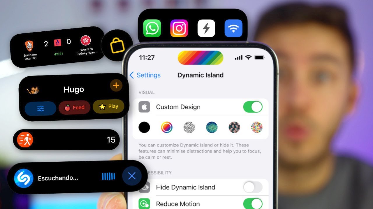 Dynamic Island, ХИТРОСТЬ и ПРИЛОЖЕНИЯ, чтобы сделать его действительно ПОЛЕЗНЫМ ✅