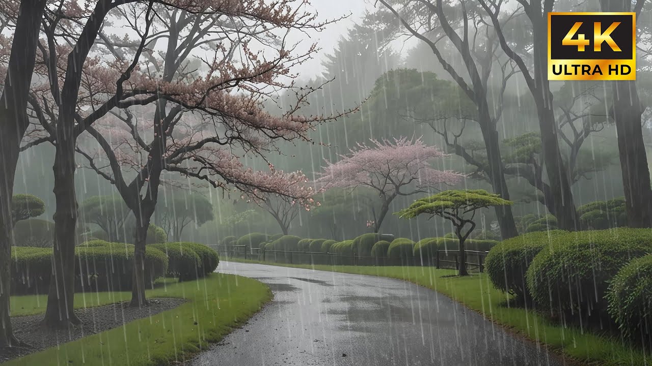 Calming Rain Sounds at Night for Sleep to Help You Fall Asleep and Beat Insomnia Easily