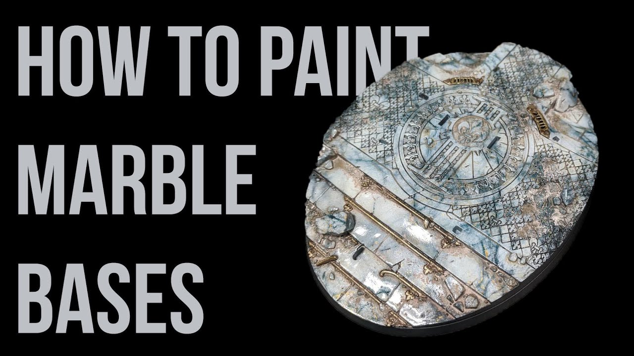 How to Paint Marble Bases - Triumph of Saint Katherine