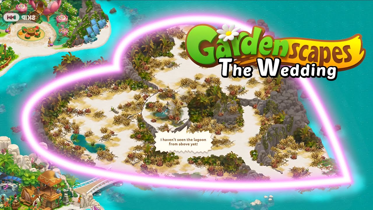 GARDENSCAPES New Acres | The WEDDING Island | Gameplay Walkthrough