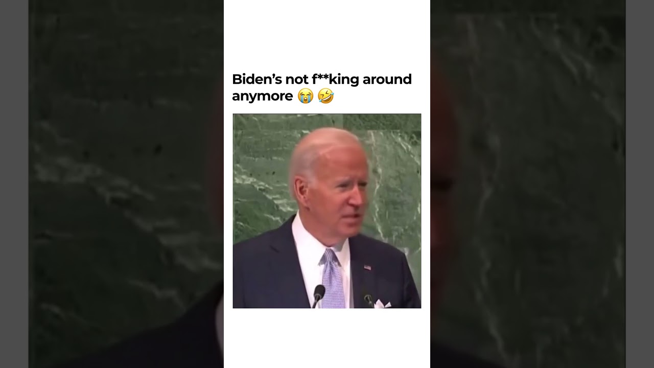 Joe Biden is not f**king around anymore!