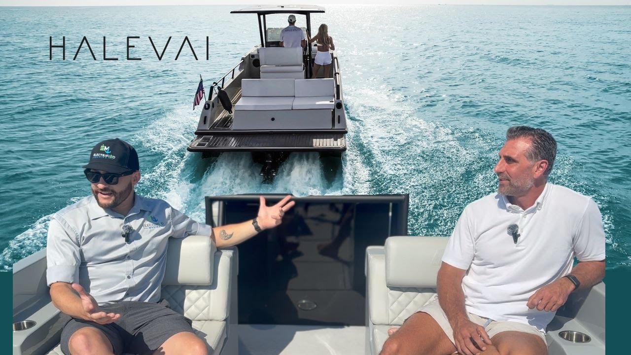 Обзор модели Halevai 2050 | Современный электрический прогулочный катер: объяснение принципа работы