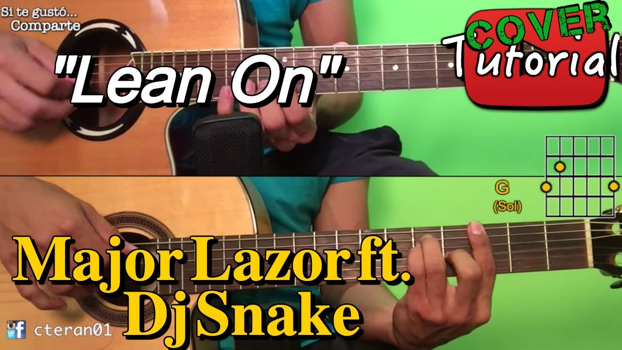 Lean On - Major Lazer ft. Dj Snake Tutorial/Cover Guitar