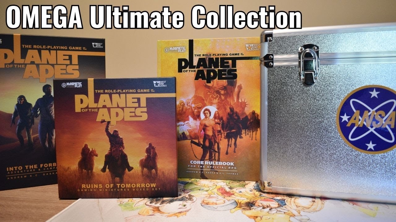 Planet of the Apes TTRPG Omega Ultimate Collection Tier Unboxing