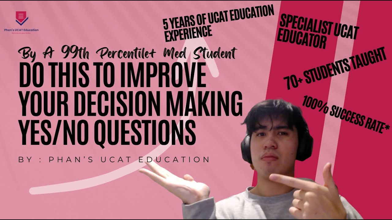 Do THIS To Improve Your Decision Making Yes/No Questions