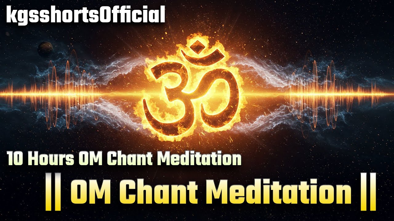 OM Chant Meditation | Powerful Cosmic Vibration | Deep Sleep & Healing | ॐ  Meditation Music AdFree