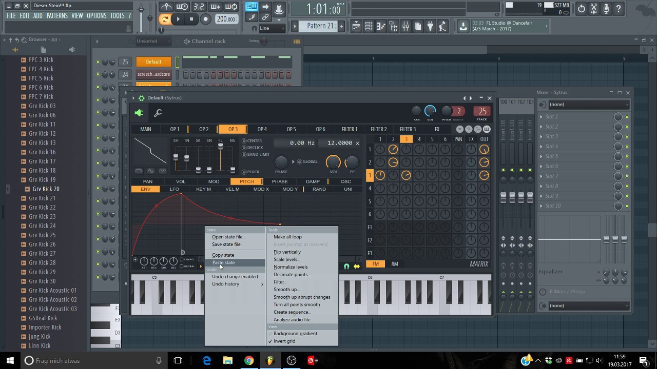How to make a nice Screech with Sytrus. For Hardcore/Hardstyle/Raw