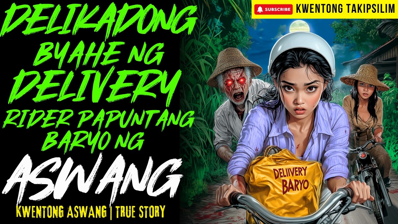 DELIKADONG BYAHE NG DELIVERY RIDER PAPUNTANG BARYO NG ASWANG | Kwentong Aswang | True Story