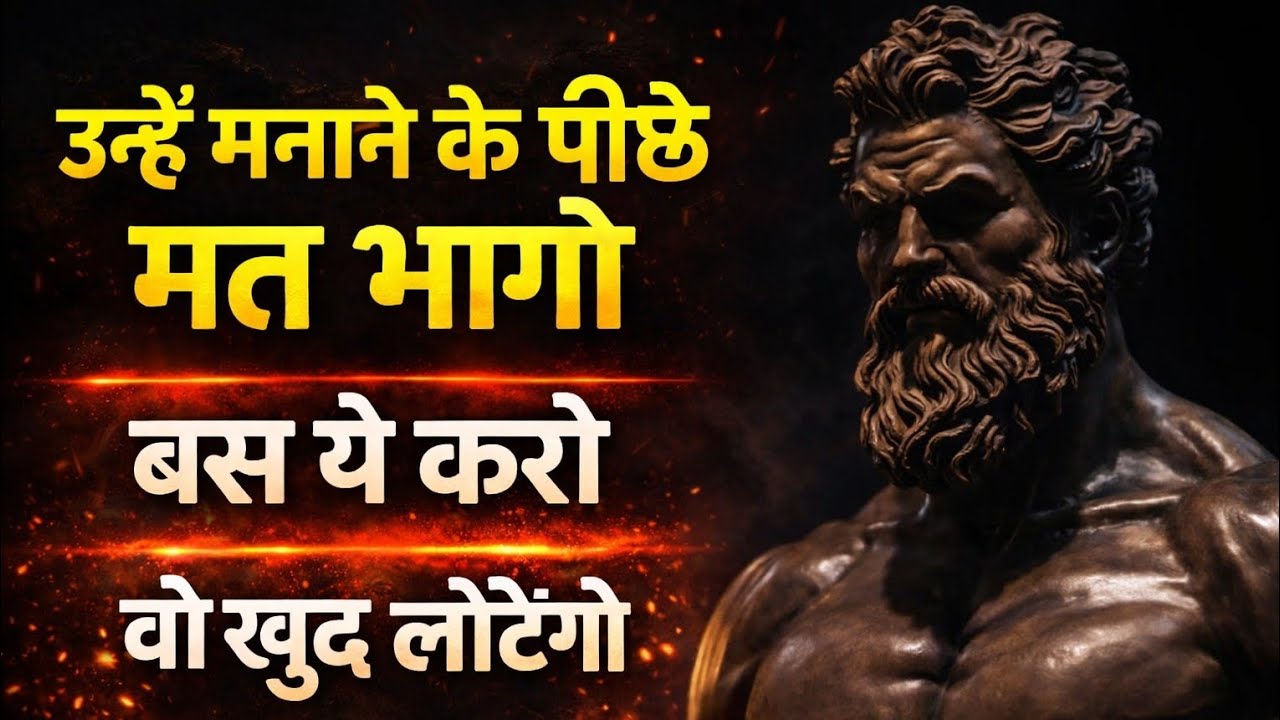 उन्हें मनाना बंद करो – बस ये करो, वो खुद वापस आएंगे | Stoic Mindset