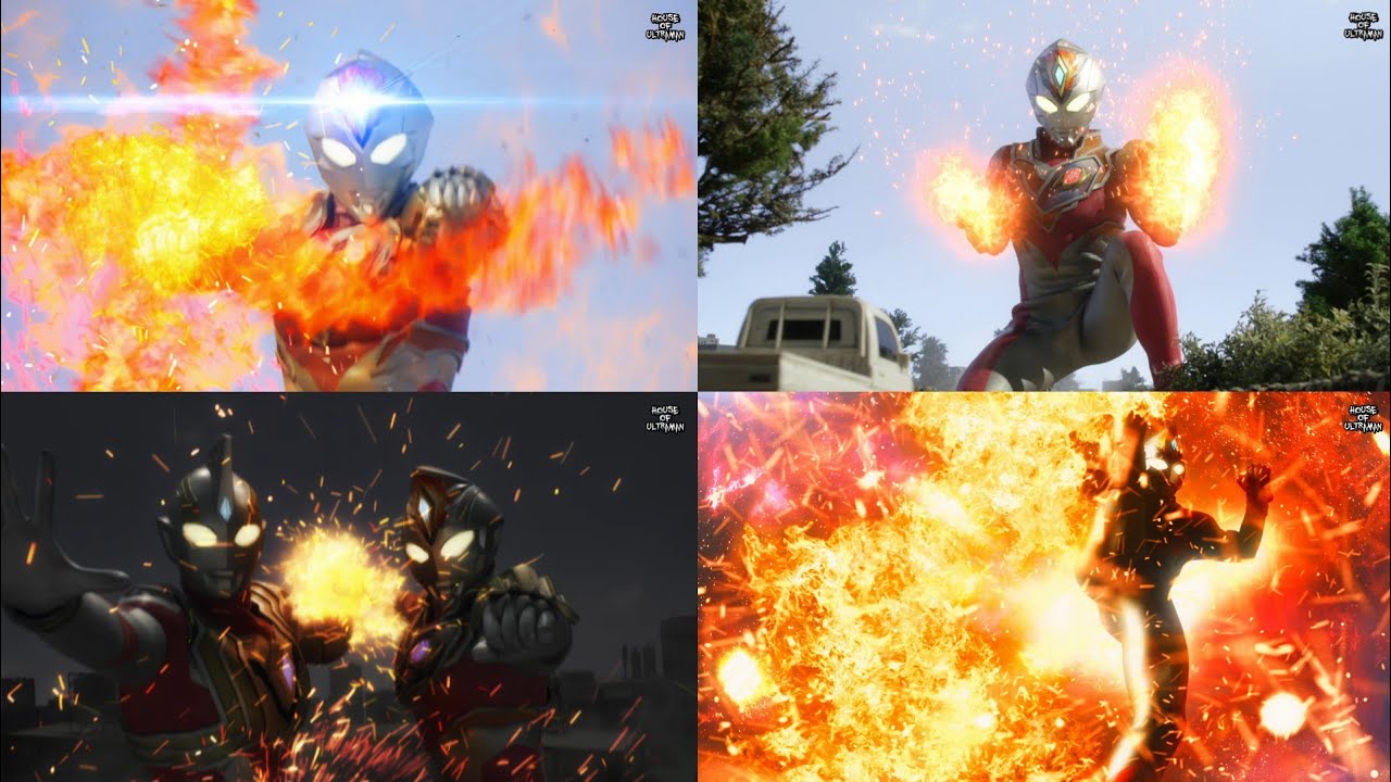 Ultraman Decker Strong Type All Technique