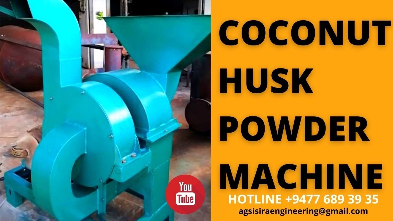Coconut husk powder machine l coco peat machine l The best machine l Tel -+94 77 689 39 35