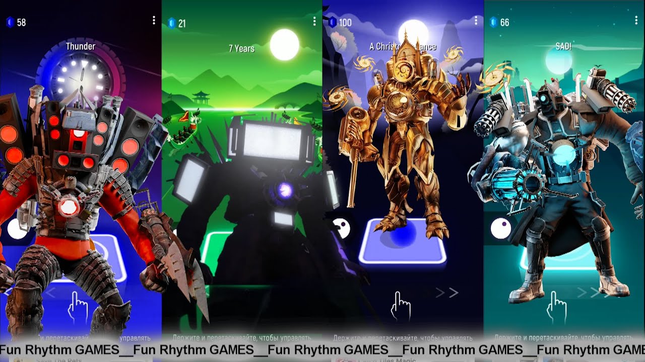 Titan SpeakerMan VS Titan TvMan VS Titan ClockMan VS Titan Cameraman