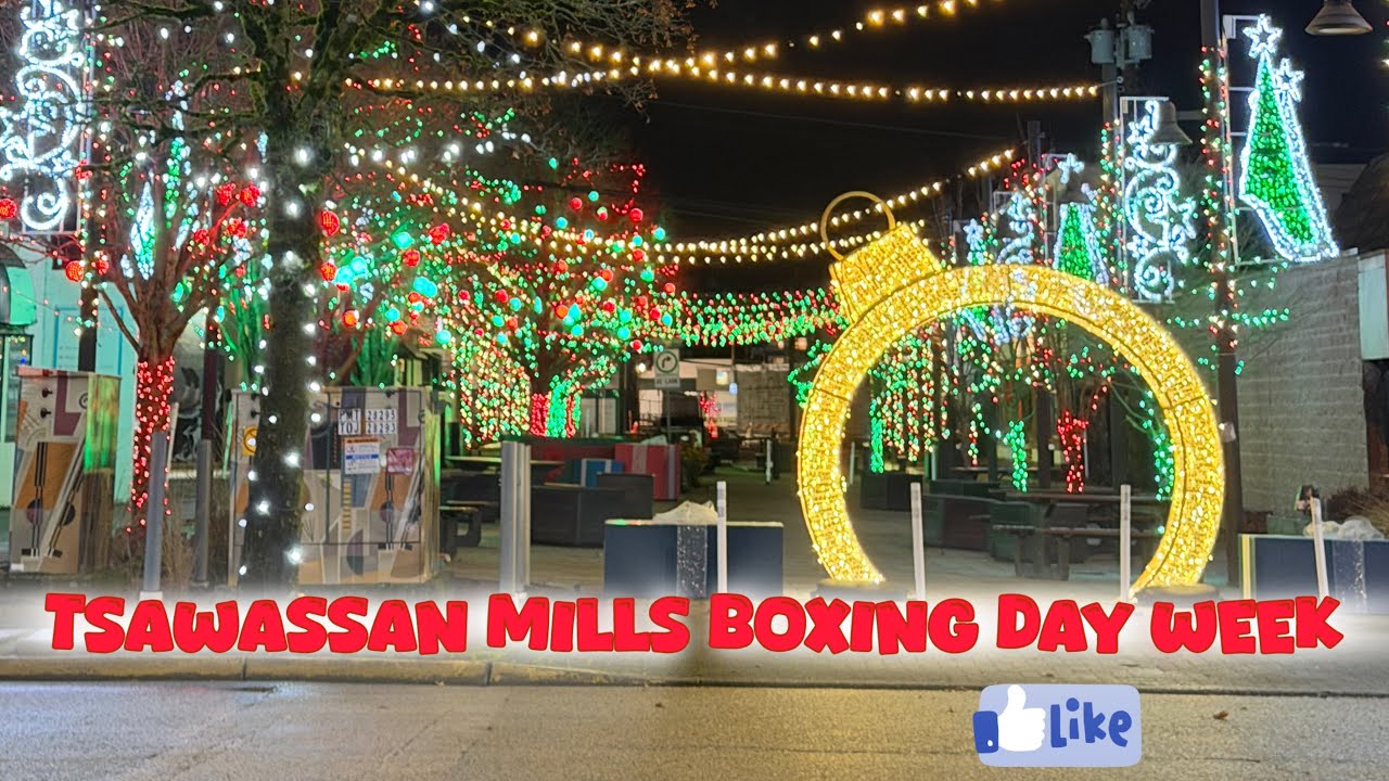 SHOPPING AT TSAWWASSEN MILLS ON BOXING DAY WEEK #canada #boxingday #tsawwassen #shopping 