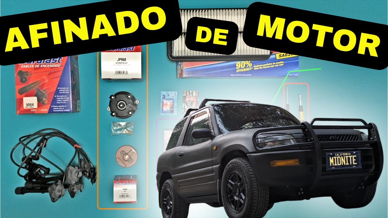 AFINADO DE MOTOR TOYOTA RAV4: Bujías, distribuidor, filtro de la gasolina, sincronización