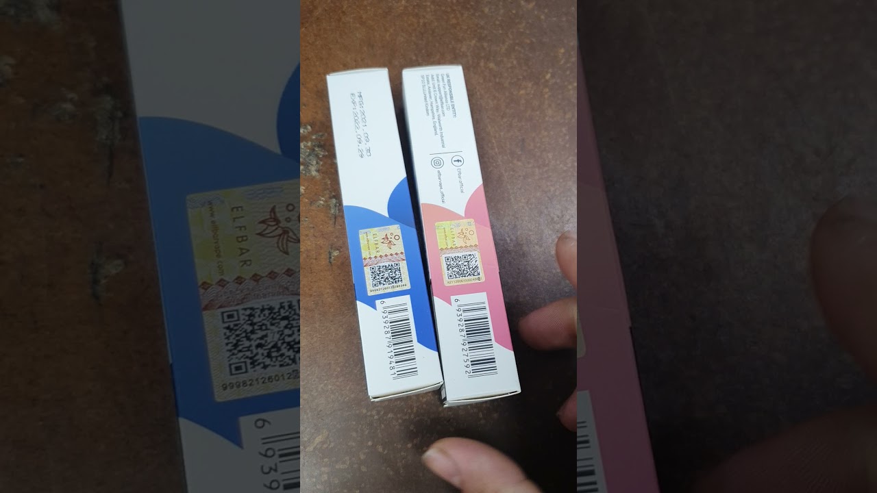 ELF BAR FAKE VS REAL!!!