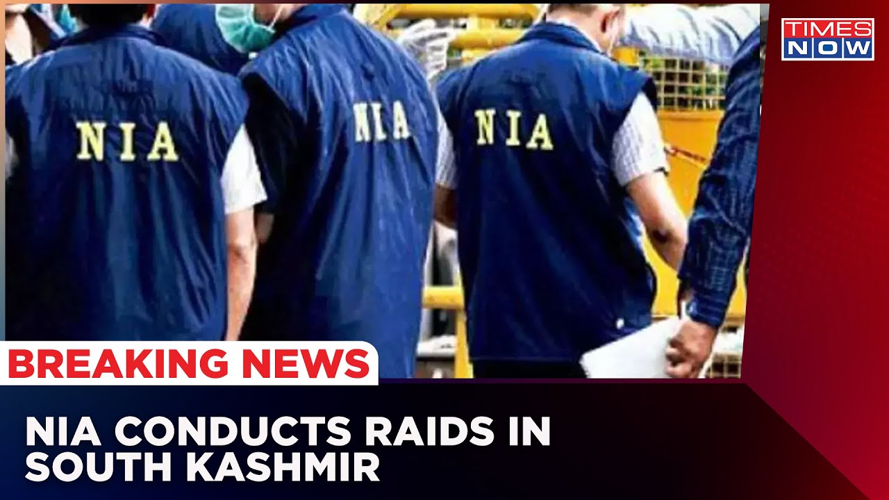 NIA Raids Pulwama In South Kashmir, Terrorists On Radar | Latest News