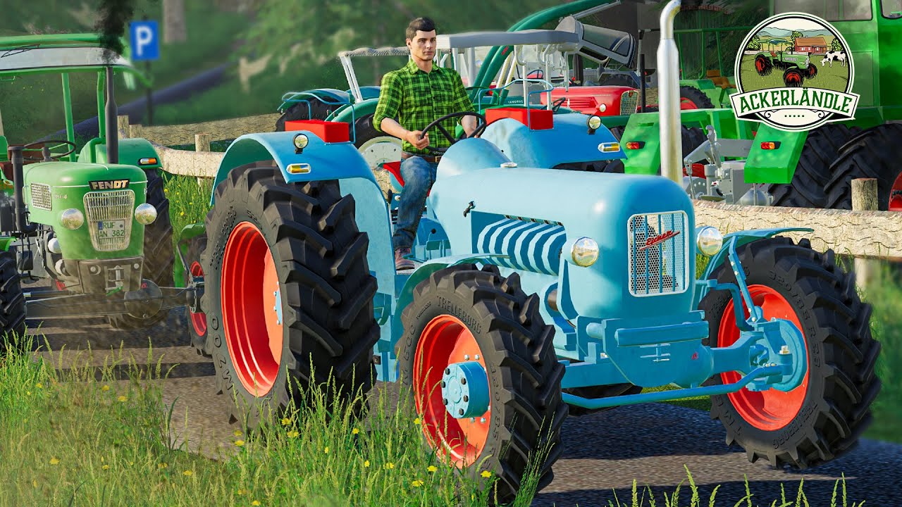 LS19 ACKERLÄNDLE #11: Auf zum OLDTIMER-TREFFEN! Mit dem Trecker durch das Land | FARMING SIMULATOR